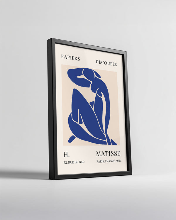 Mavi Nü Figürü - Henri Matisse - 1948 Poster Tablosu