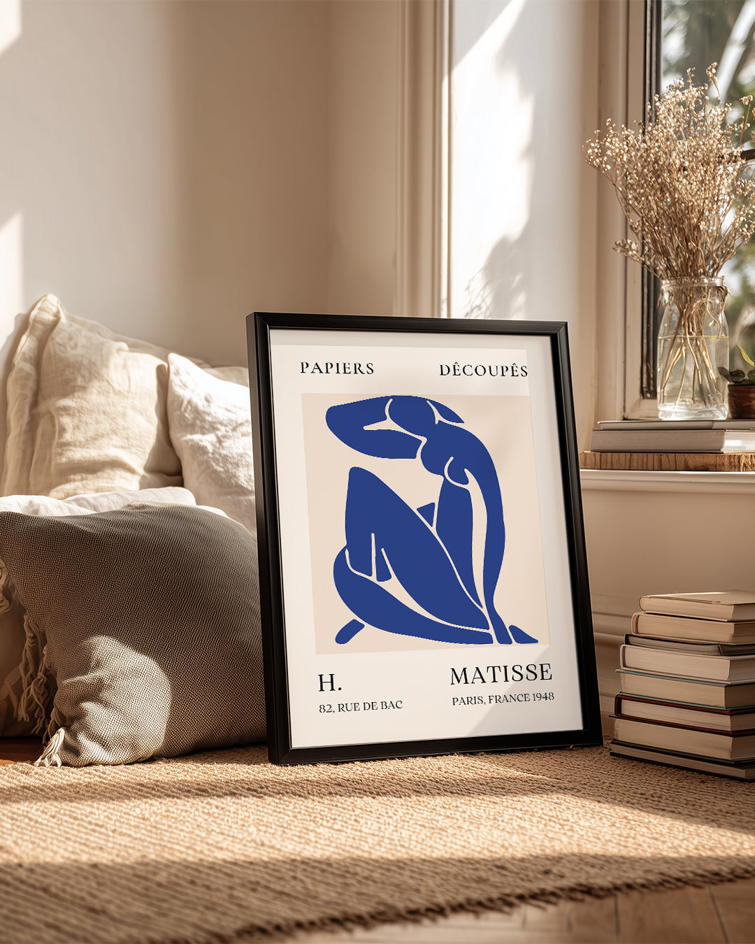 Mavi Nü Figürü - Henri Matisse - 1948 Poster Tablosu