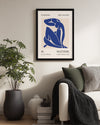 Mavi Nü Figürü - Henri Matisse - 1948 Poster Tablosu