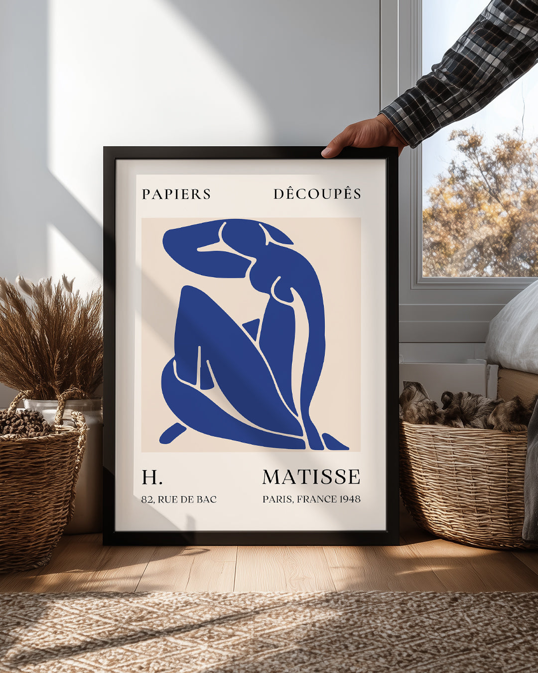Mavi Nü Figürü - Henri Matisse - 1948 Poster Tablosu