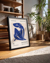 Mavi Nü Figürü - Henri Matisse - 1948 Poster Tablosu