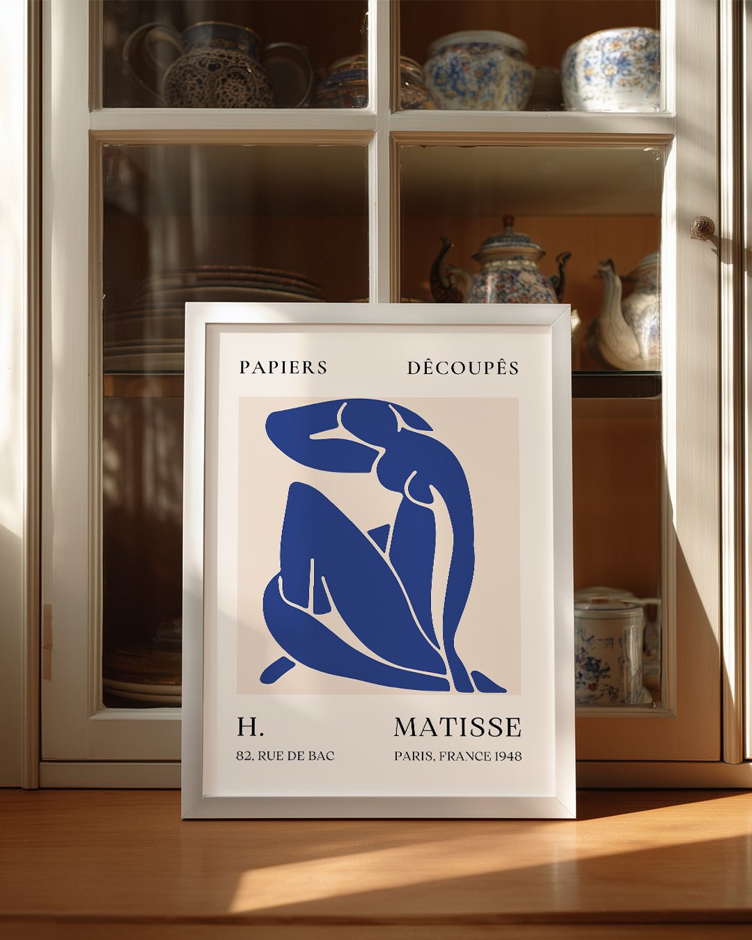 Mavi Nü Figürü - Henri Matisse - 1948 Poster Tablosu
