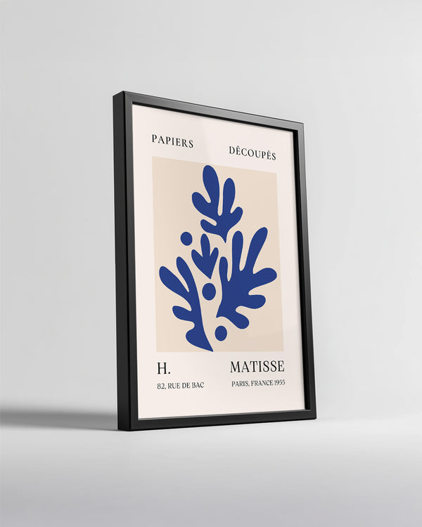 Mavi Yapraklar Kompozisyonu - Henri Matisse - 1955 Poster Tablosu