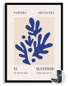 Mavi Yapraklar Kompozisyonu - Henri Matisse - 1955 Poster Tablosu