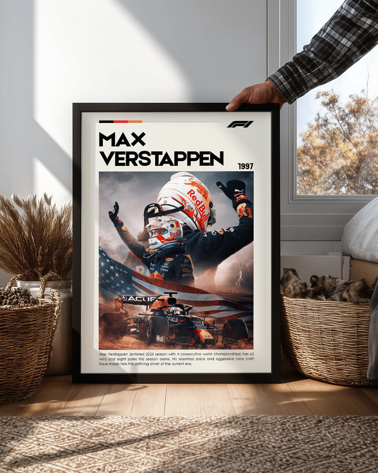 Max Verstappen 1997 Poster Tablosu