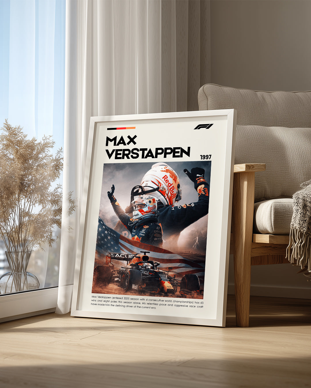 Max Verstappen 1997 Poster Tablosu