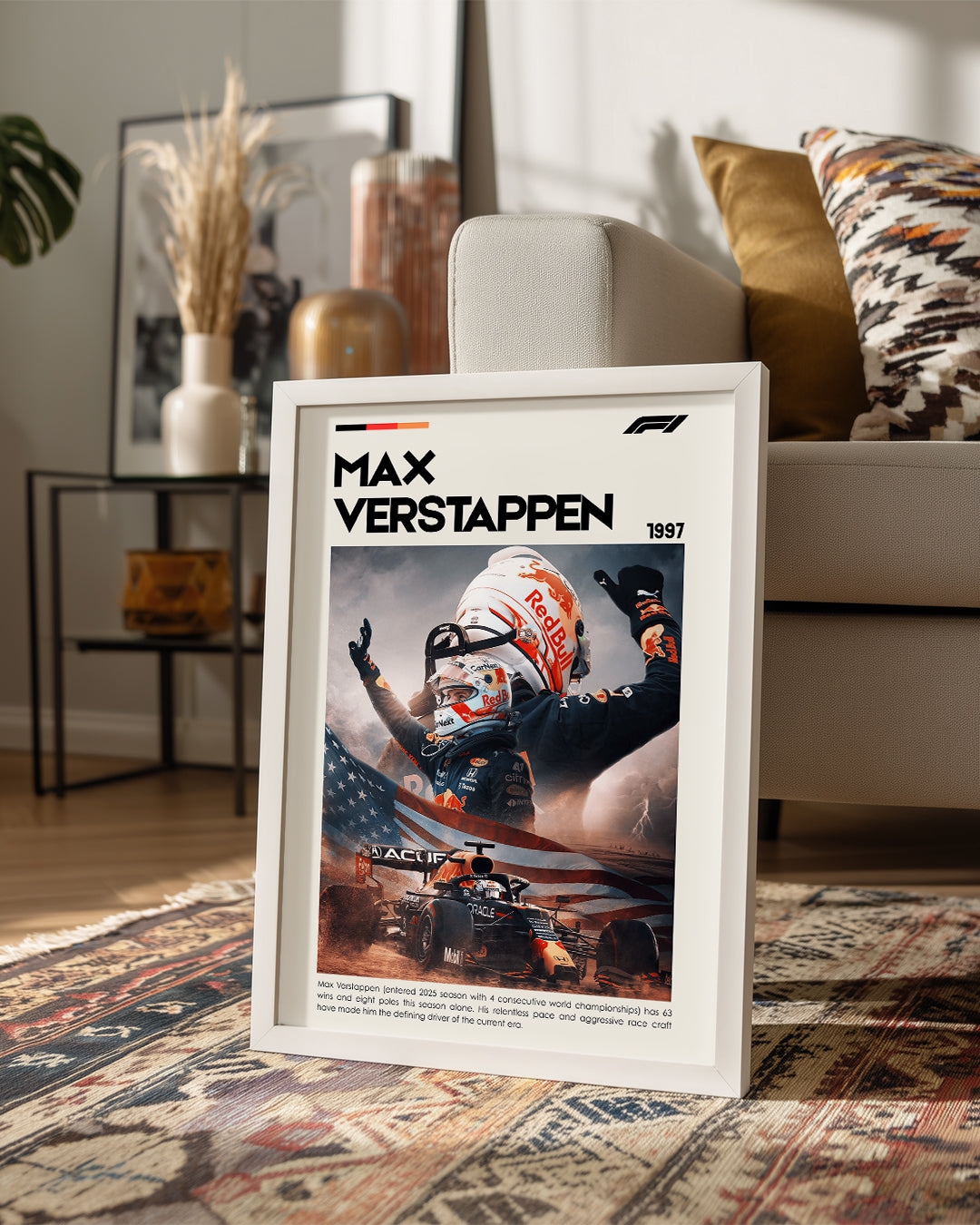 Max Verstappen 1997 Poster Tablosu