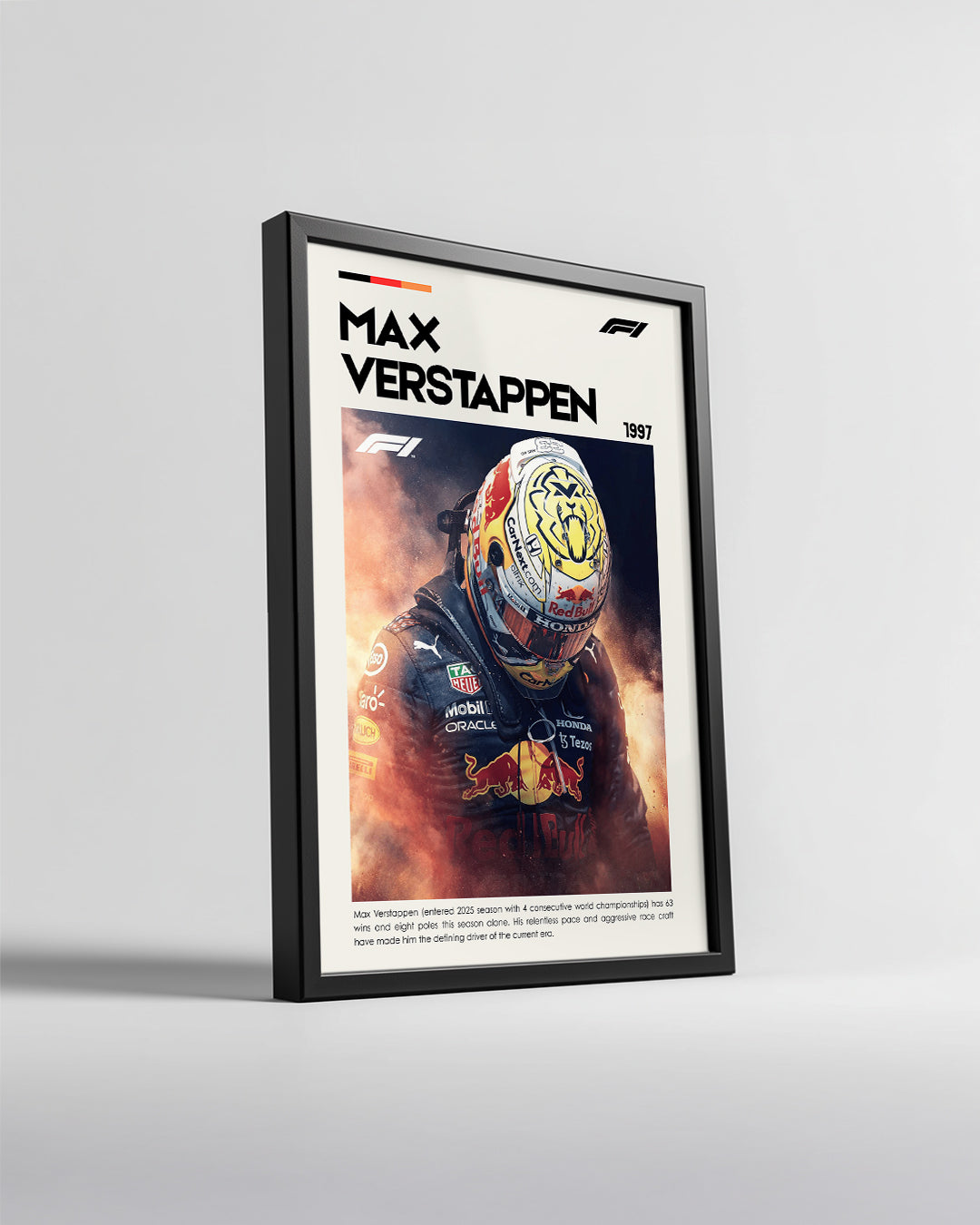 Max Verstappen 1997 F1 Poster Tablosu