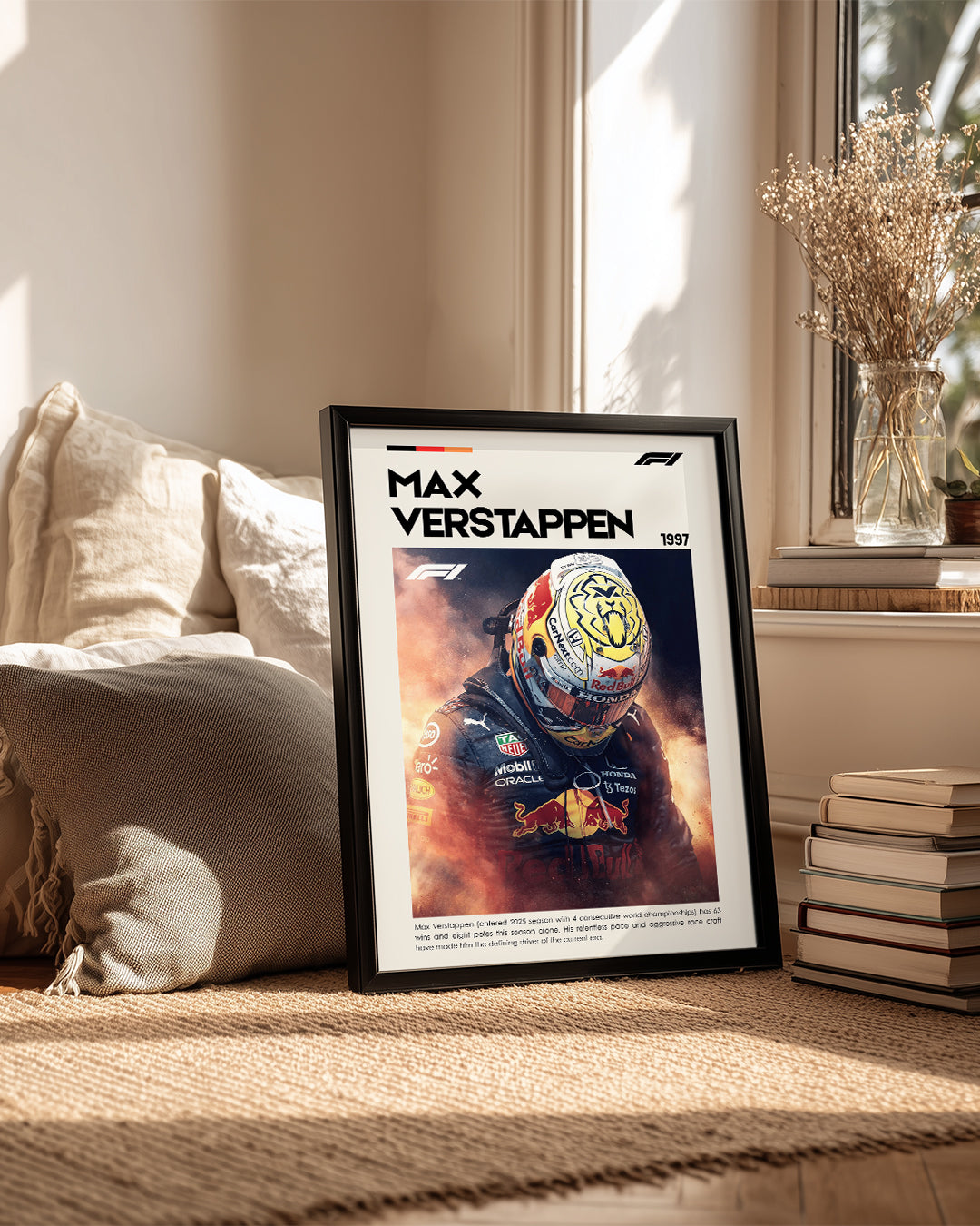 Max Verstappen 1997 F1 Poster Tablosu