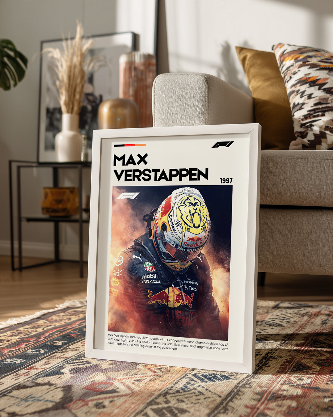 Max Verstappen 1997 F1 Poster Tablosu