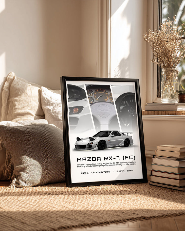Mazda RX7 Poster Tablosu