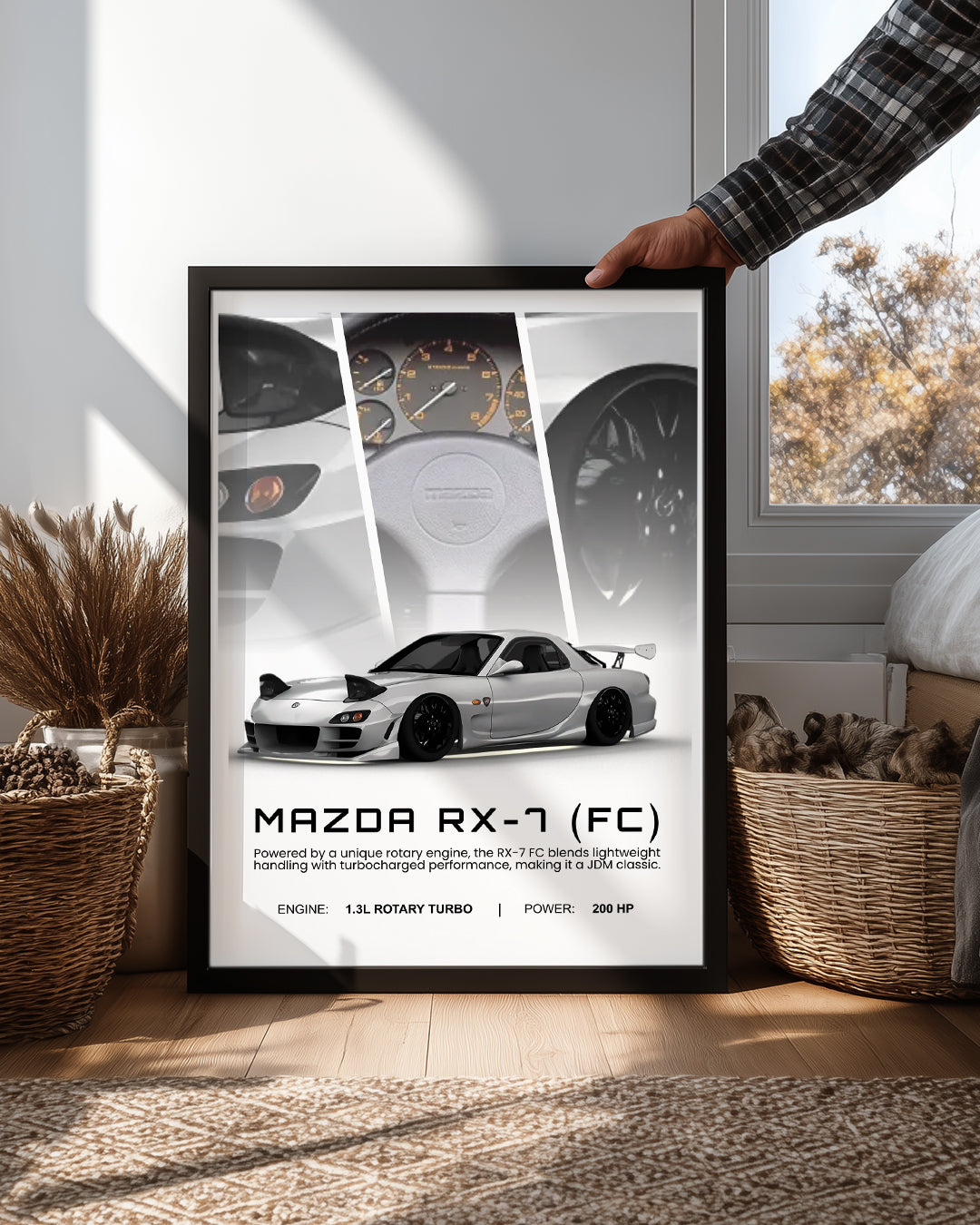 Mazda RX7 Poster Tablosu