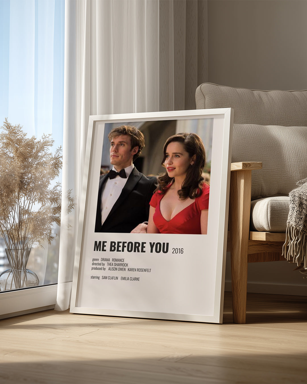 Me Before You Poster Tablosu