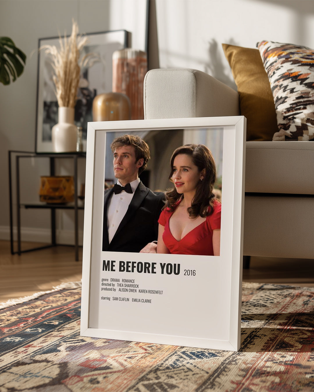 Me Before You Poster Tablosu