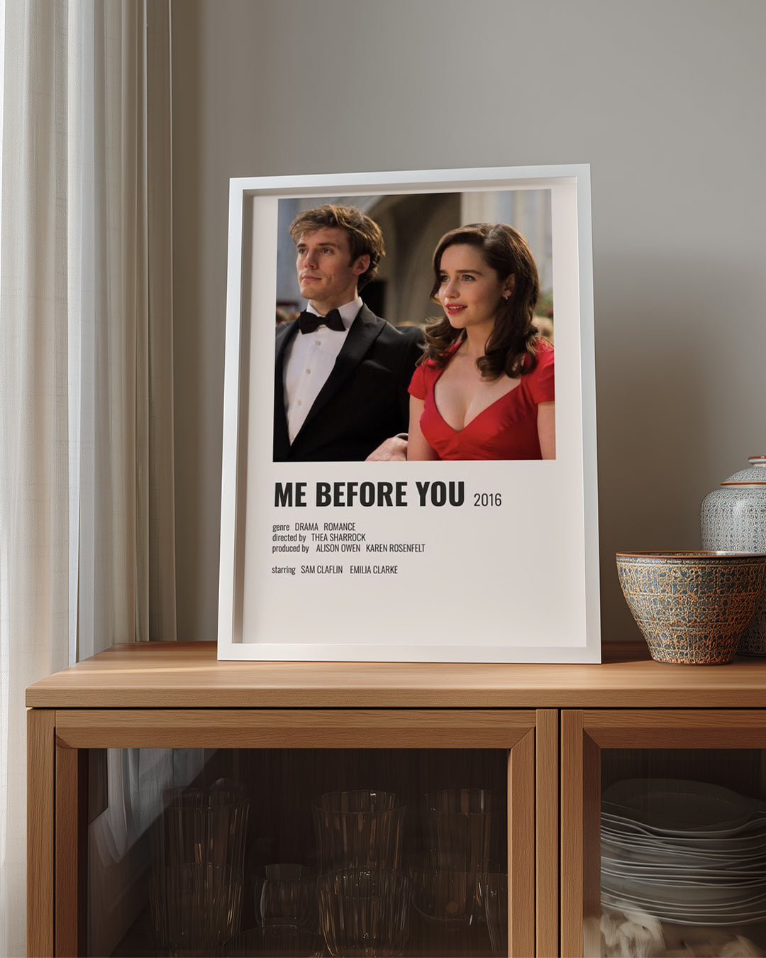 Me Before You Poster Tablosu