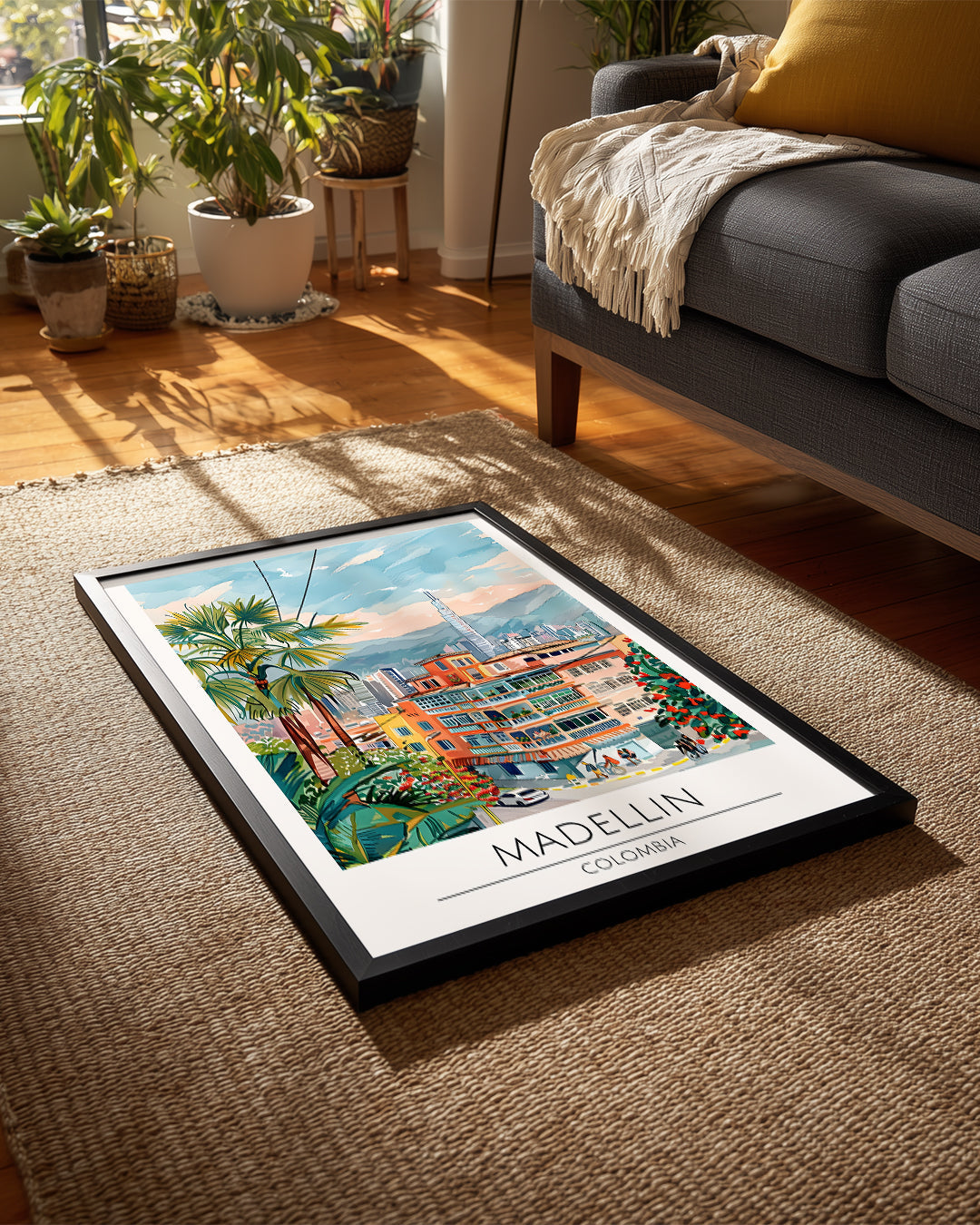 Medellin Kolombiya Poster Tablosu