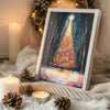 Melting Snowman Art Poster Tablosu