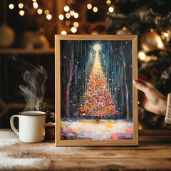 Melting Snowman Art Poster Tablosu