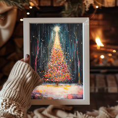 Melting Snowman Art Poster Tablosu