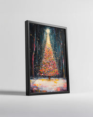 Melting Snowman Art Poster Tablosu