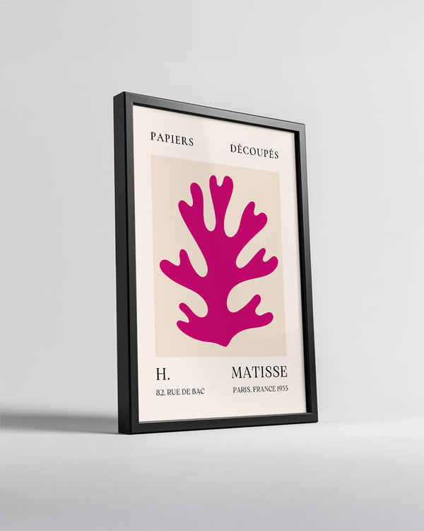 Mercan Figürü - Henri Matisse - 1955 Poster Tablosu