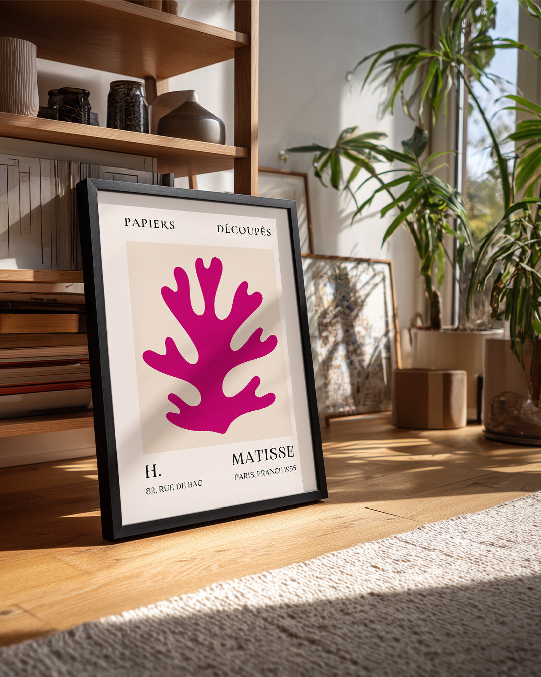 Mercan Figürü - Henri Matisse - 1955 Poster Tablosu