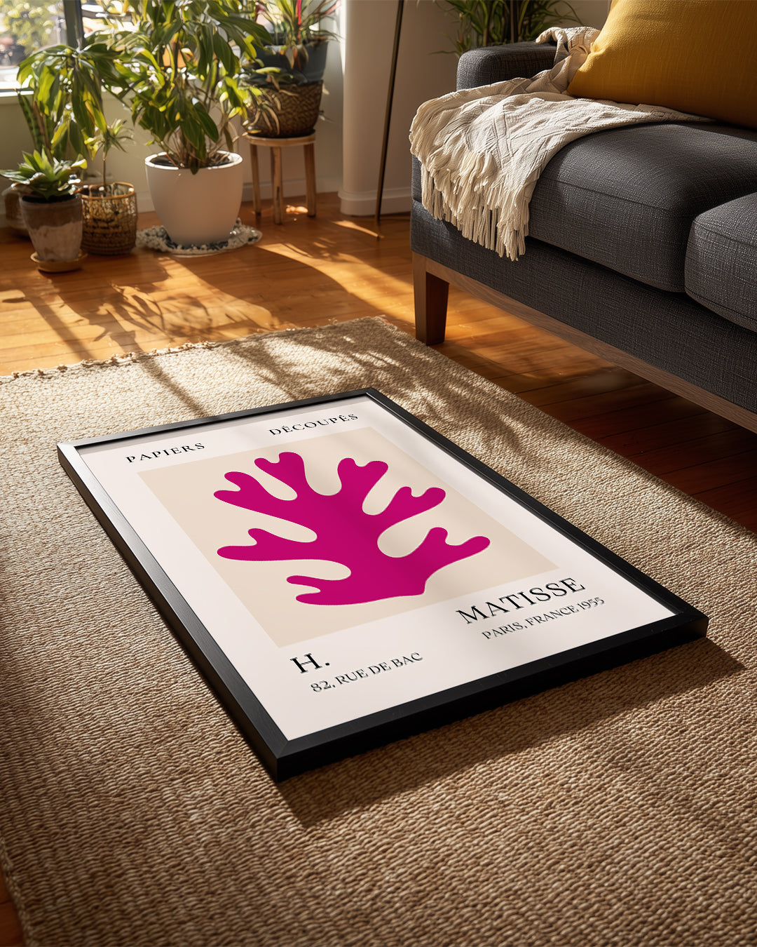 Mercan Figürü - Henri Matisse - 1955 Poster Tablosu