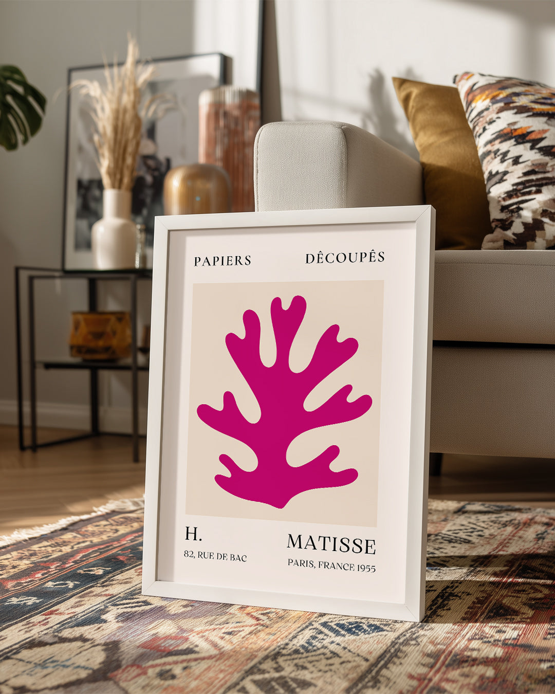Mercan Figürü - Henri Matisse - 1955 Poster Tablosu