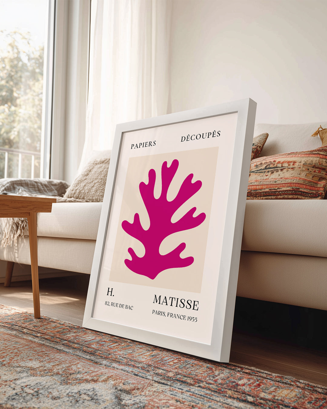 Mercan Figürü - Henri Matisse - 1955 Poster Tablosu