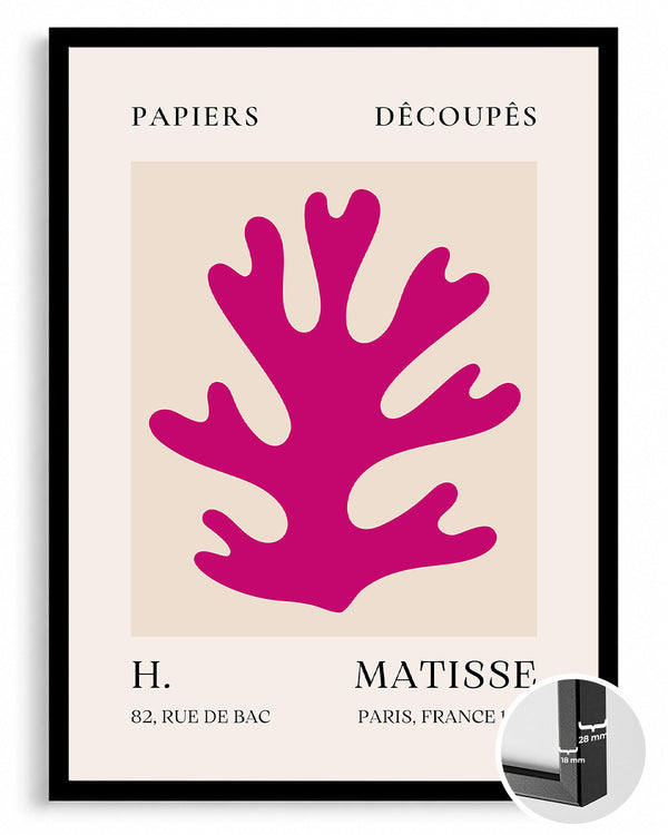 Mercan Figürü - Henri Matisse - 1955 Poster Tablosu