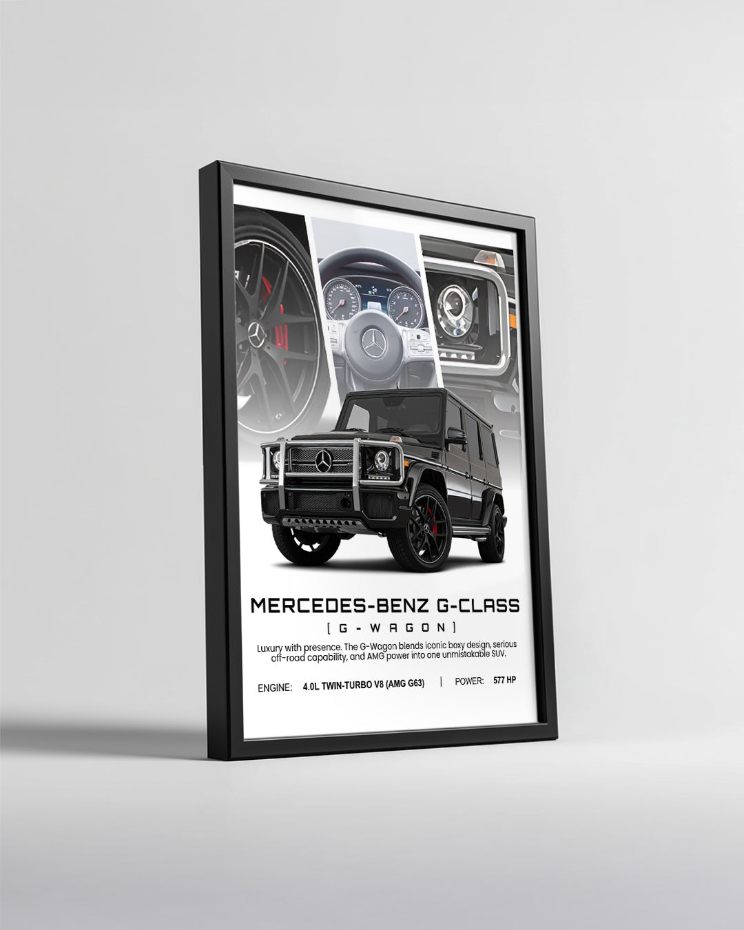 MercedesBenz GClass Poster Tablosu