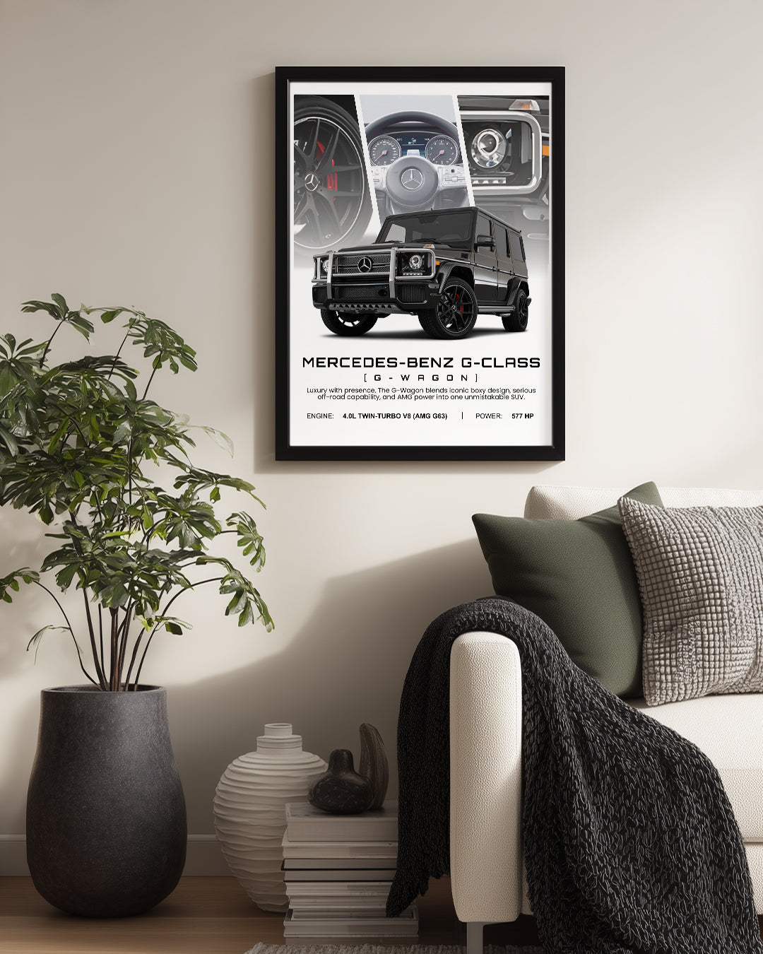 MercedesBenz GClass Poster Tablosu