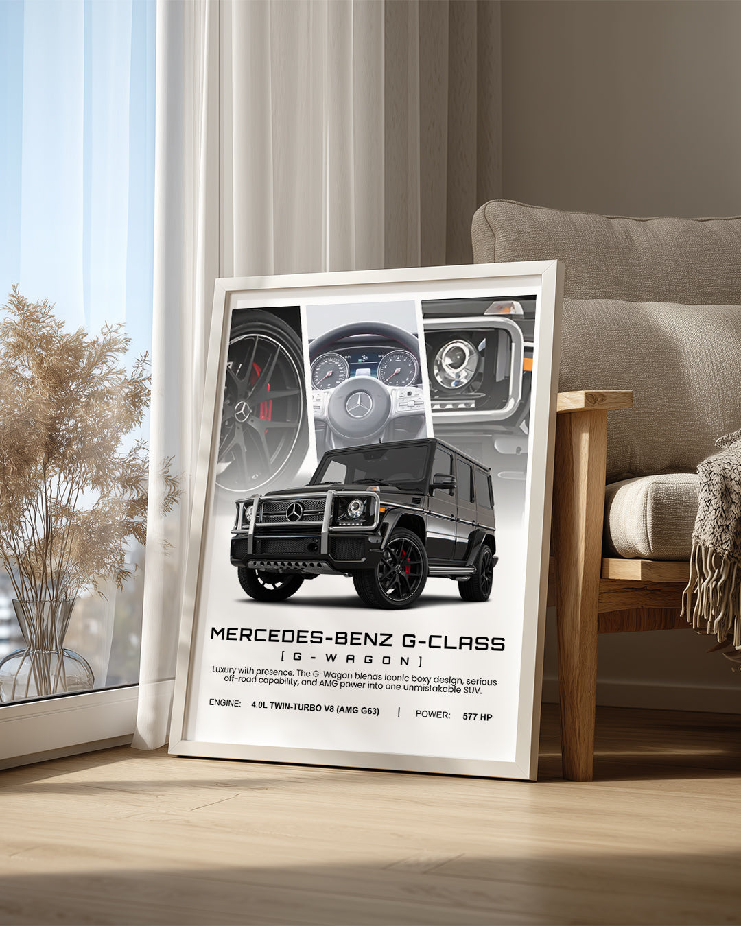 MercedesBenz GClass Poster Tablosu