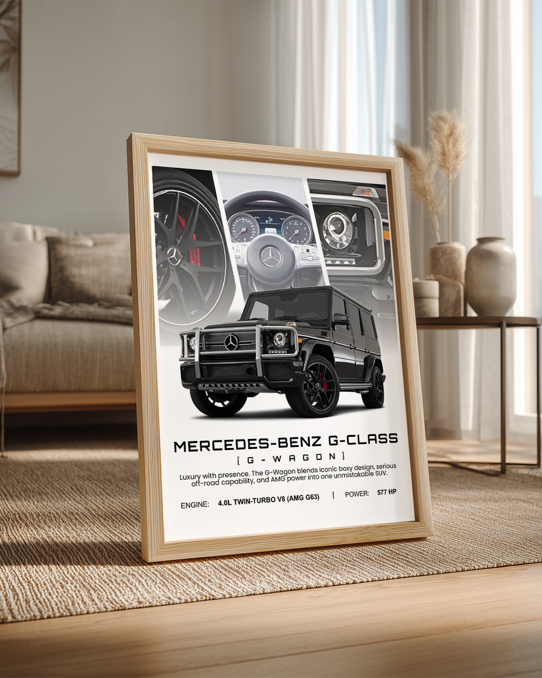 MercedesBenz GClass Poster Tablosu