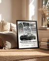 Mercedes AMG C63 S Poster Tablosu