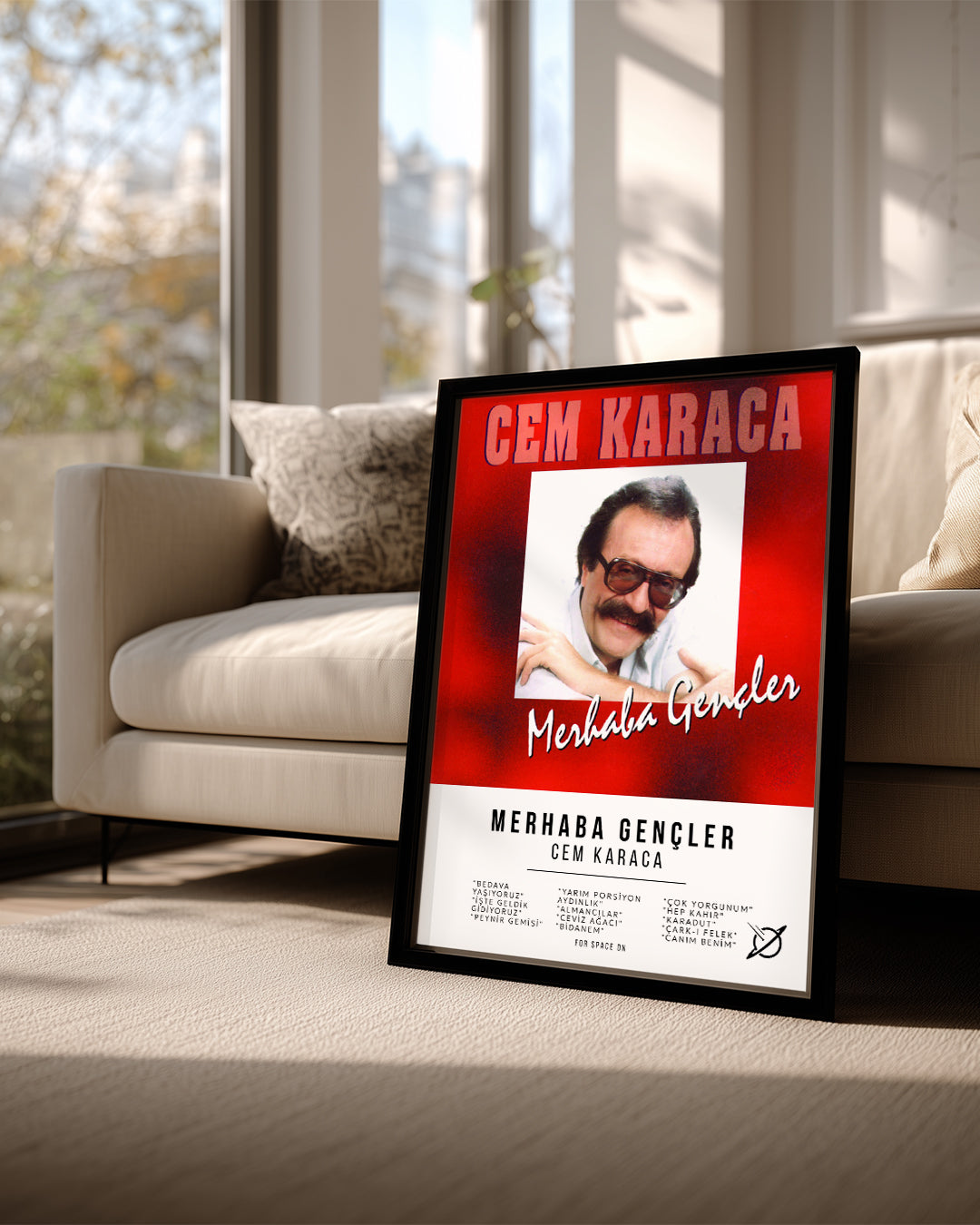 Merhaba Gençler - Cem Karaca Poster Tablosu