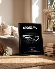 Mexico City Poster Tablosu