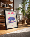 Miami İncisi - Renkli İstiridye Tasarımı Poster Tablosu