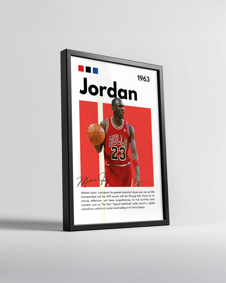 Michael Jordan 1963 Poster Tablosu
