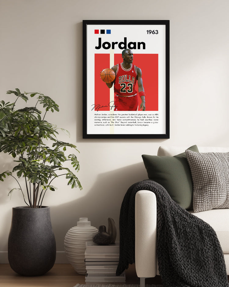 Michael Jordan 1963 Poster Tablosu