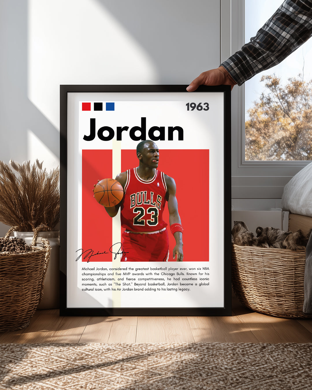 Michael Jordan 1963 Poster Tablosu