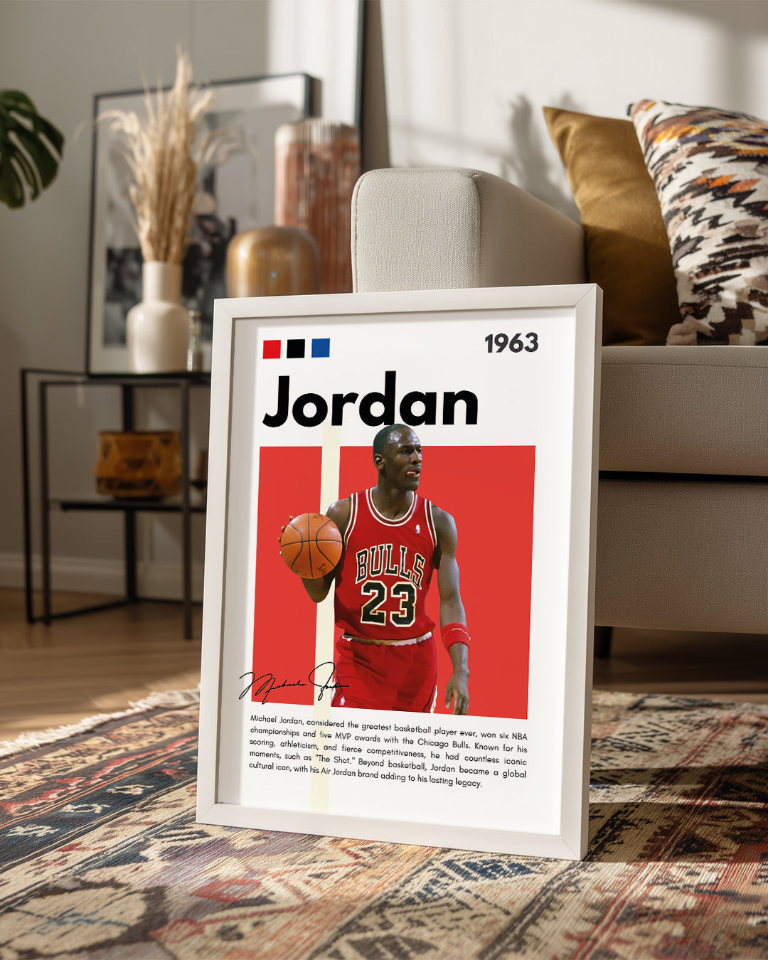 Michael Jordan 1963 Poster Tablosu