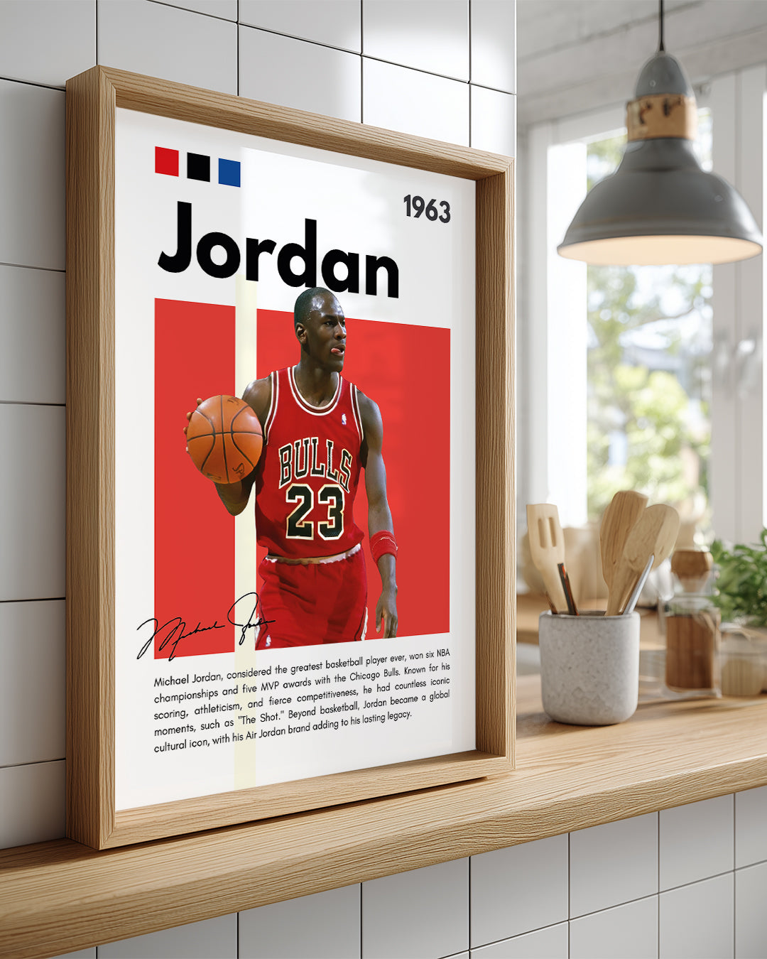 Michael Jordan 1963 Poster Tablosu