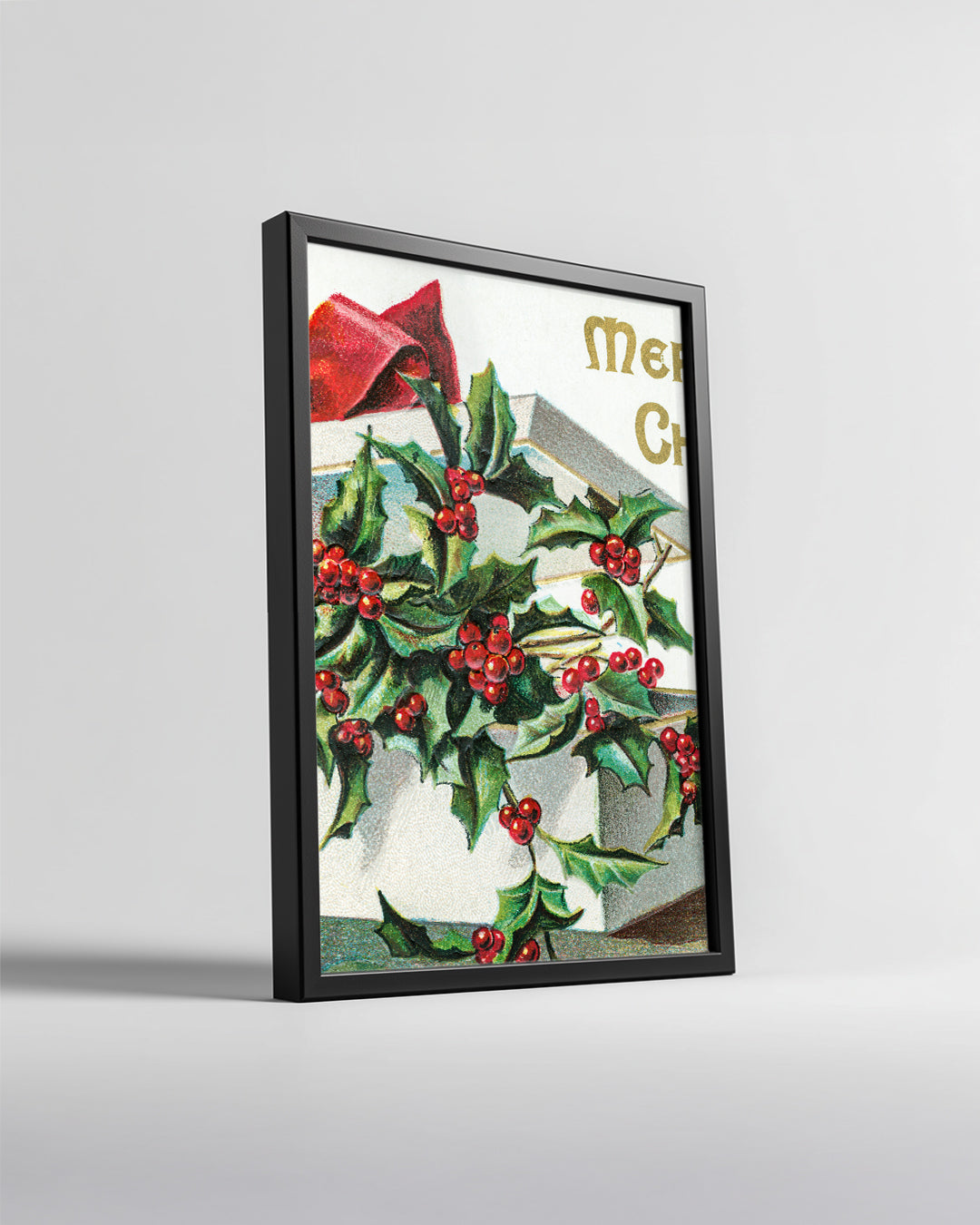 Midnight Snowfall Scene Poster Tablosu