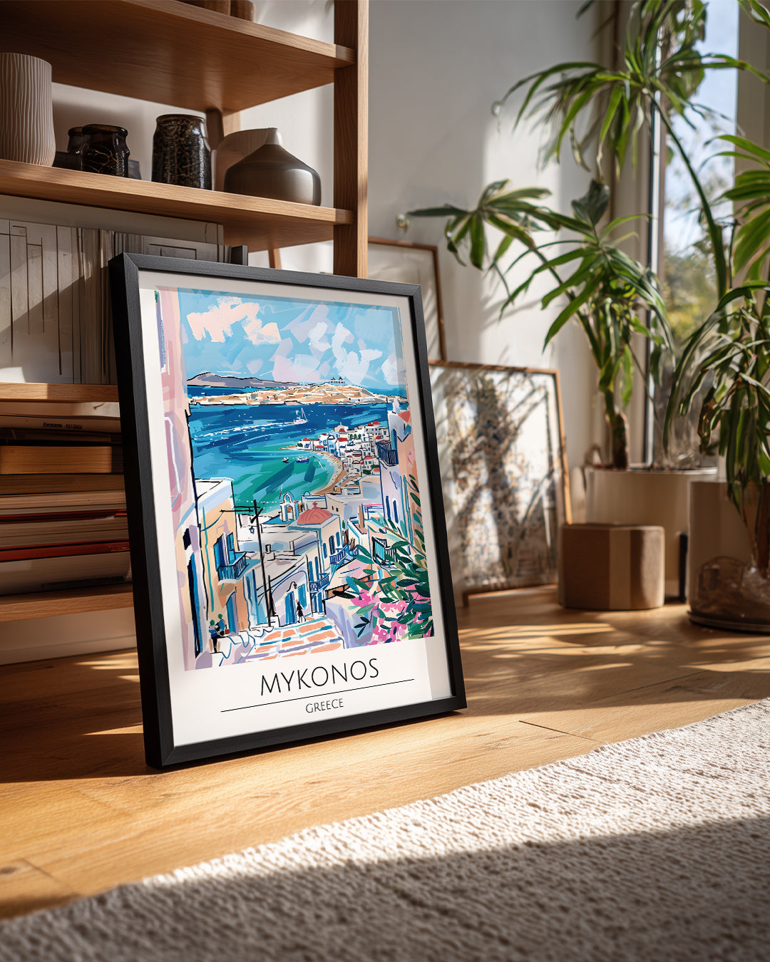 Mikonos Yunanistan Poster Tablosu