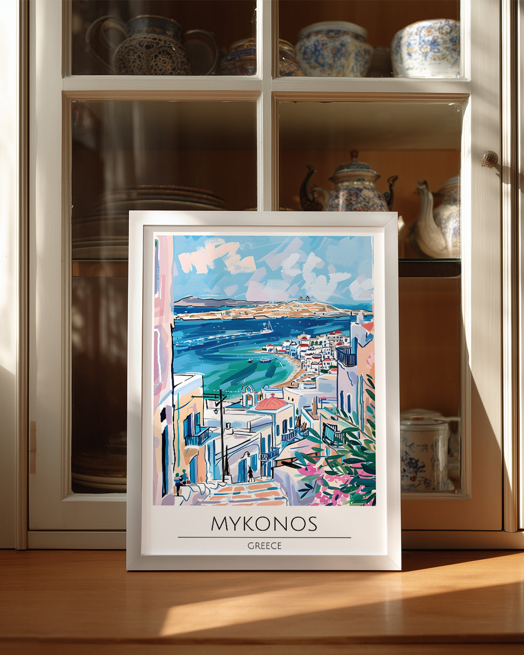 Mikonos Yunanistan Poster Tablosu