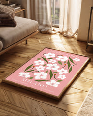 Milano Pink Poster Tablosu