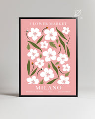 Milano Pink Poster Tablosu