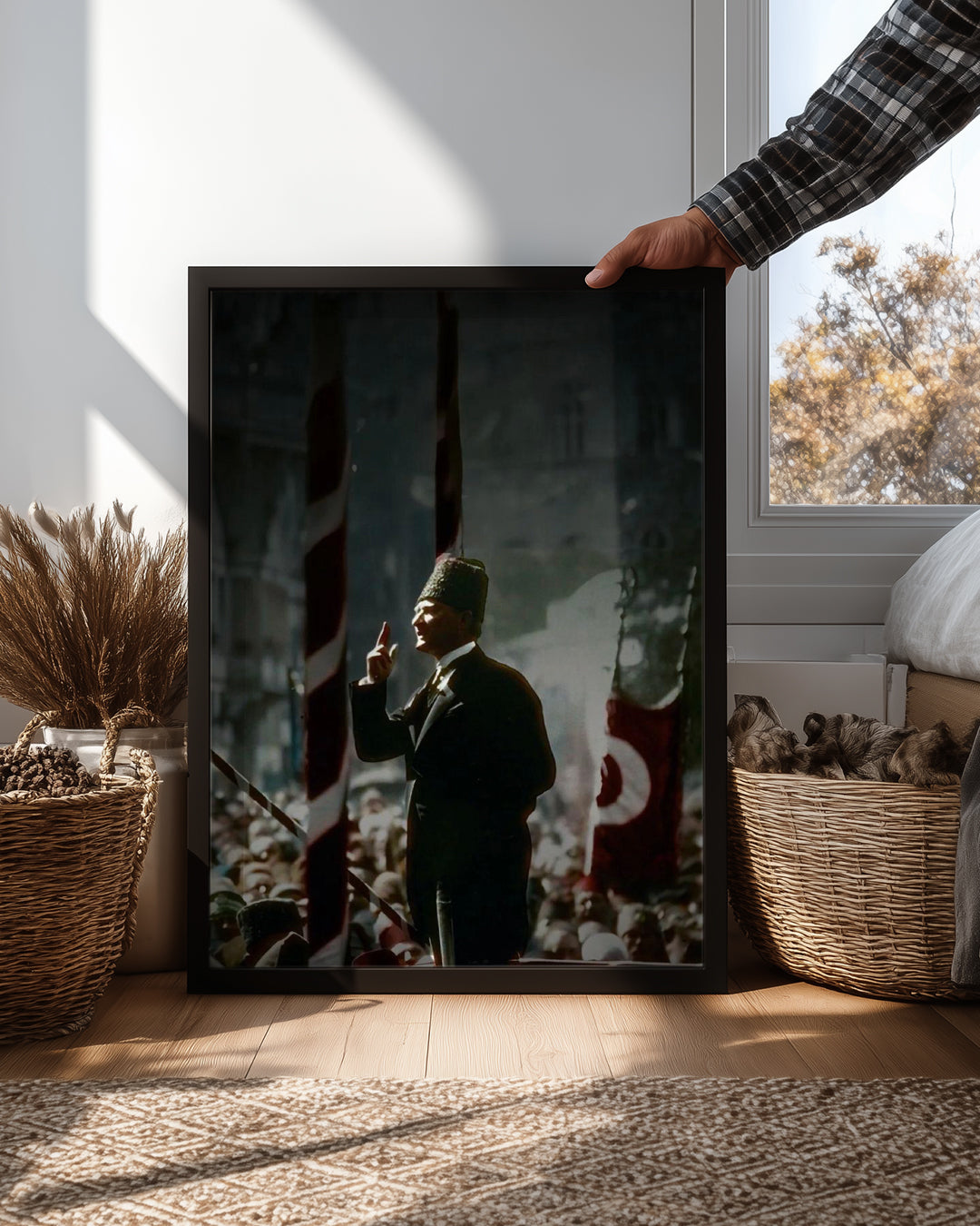 Millete Sesleniş: Konuşan Atatürk Poster Tablosu