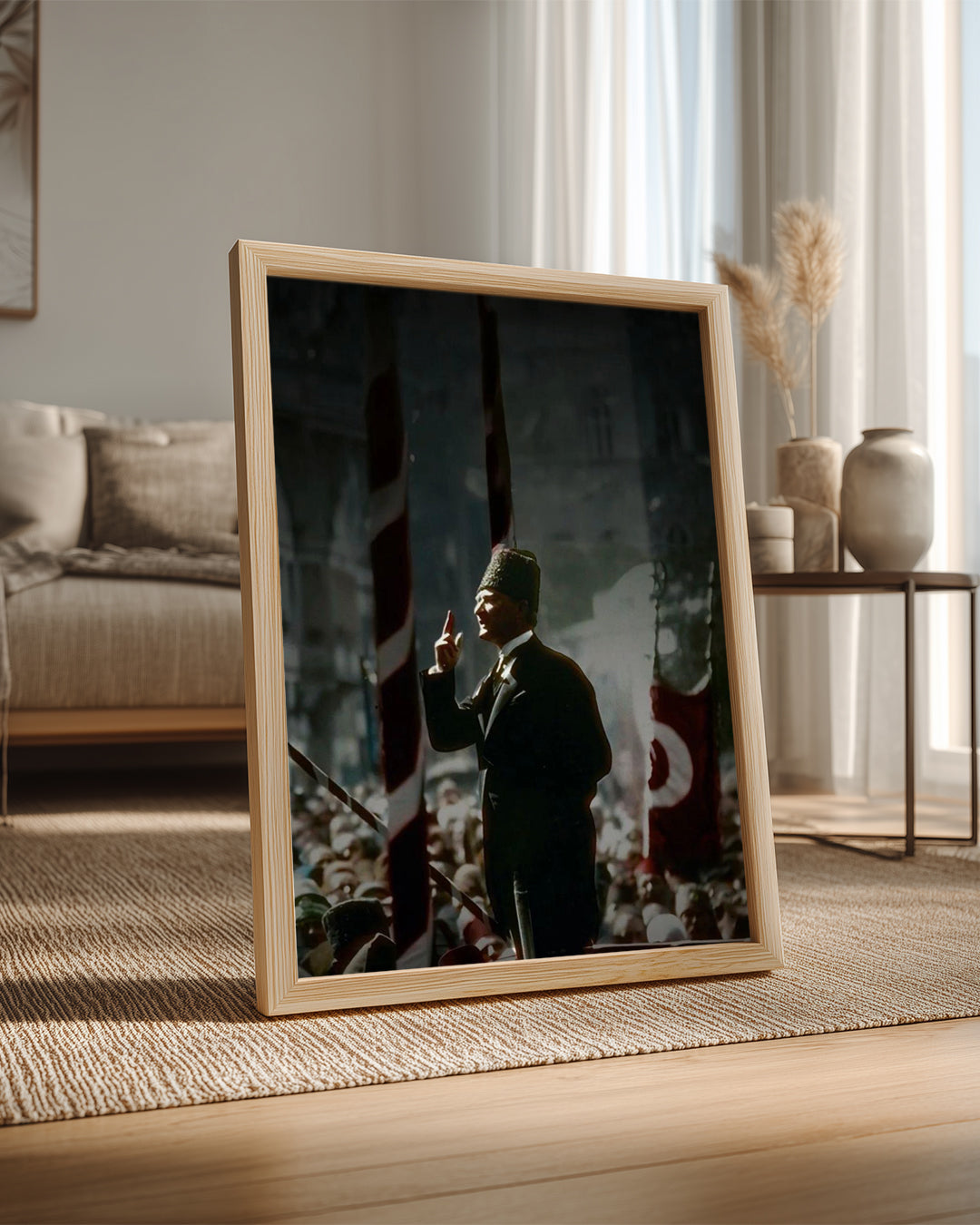 Millete Sesleniş: Konuşan Atatürk Poster Tablosu